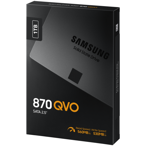 Твердотельный диск 4TB Samsung 870 EVO, V-NAND, 2.5", SATA III, [R/W - 530/560 MB/s]